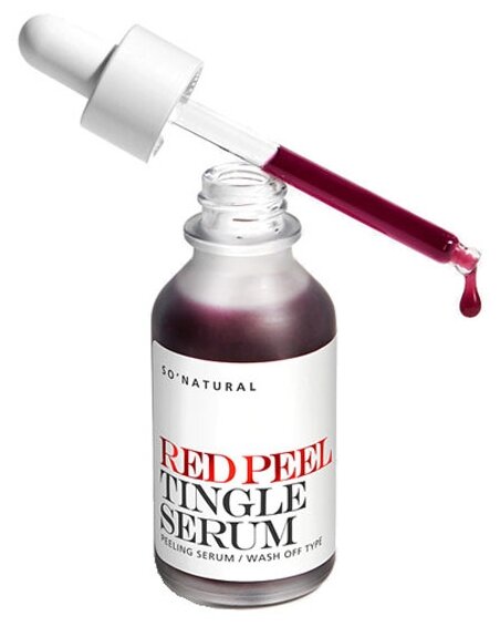 So Natural сыворотка для лица Red peel tingle serum — купить по выгодной цене на Яндекс.Маркете