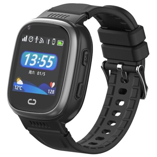 Умные детские часы LT HUD 4G LTE newseries 2023 скрытое наблюдения за детьми температура тела GPS Sim карта игры фотокамера микрофон Black 399000₽