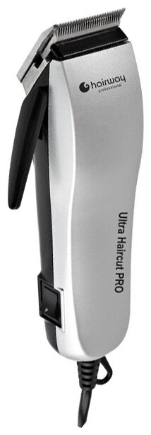 HAIRWAY Машинка Hairway Ultra Haurcut PRO для стр.вибр.серебр. 10W - фото №1