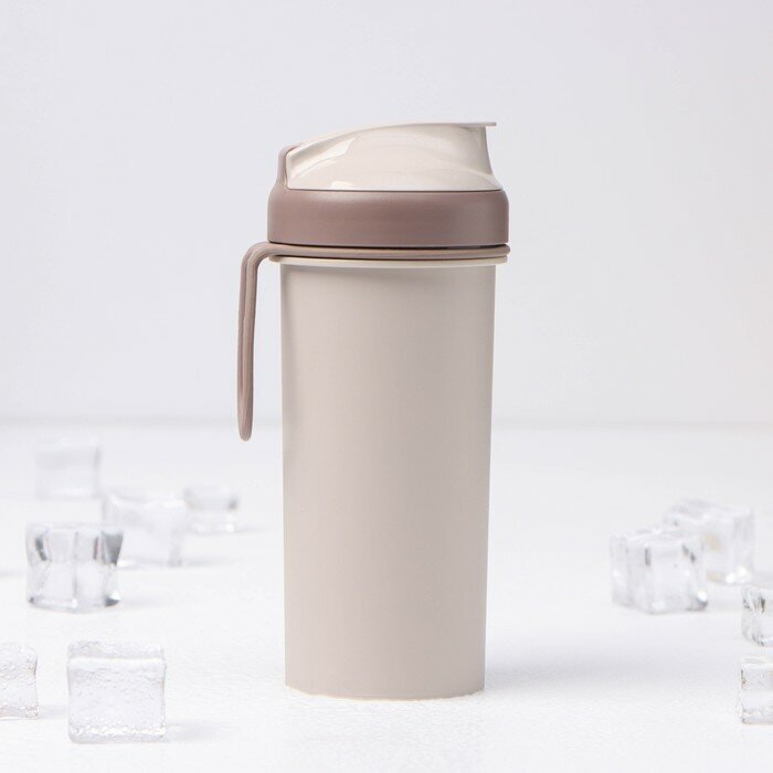 Phibo Бутылка для холодных напитков с петлей, 400 мл, цвет светло-бежевый
