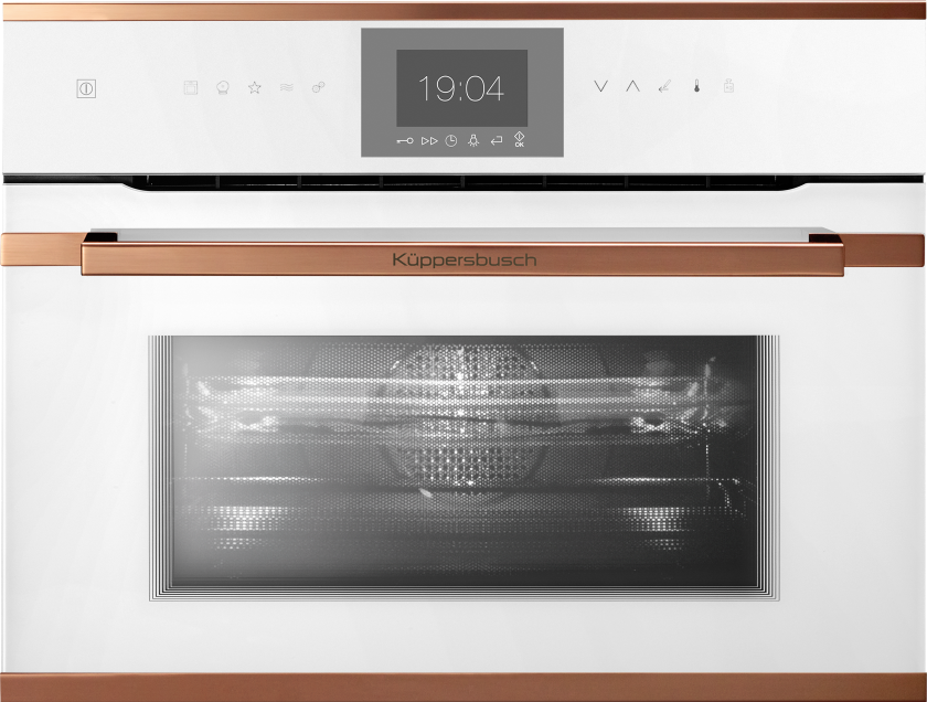 Компактный духовой шкаф с микроволнами Kuppersbusch CBM 6550.0 W7 Copper