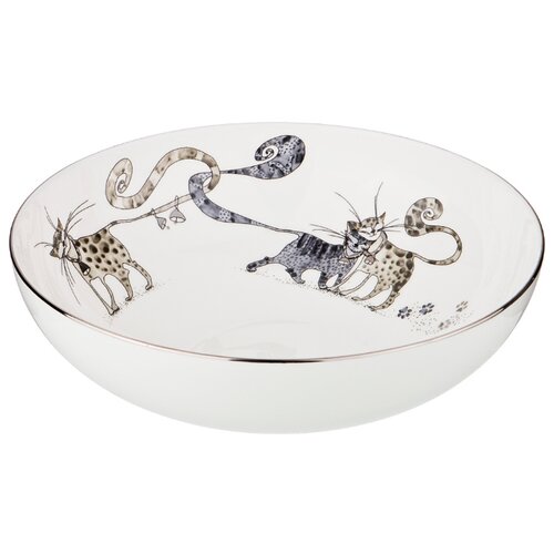 фото Тарелка суповая lefard котики, диаметр 19 см, высота 6 см (86-2311)