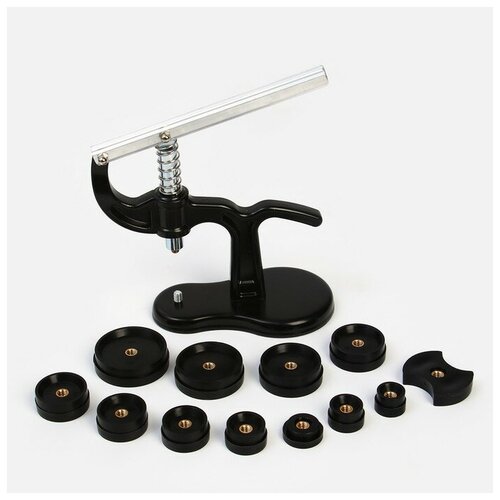 Часовой пресс Subor Watch Press Machine / рычажный, ручной инструмент для закрытия крышки часов, черный