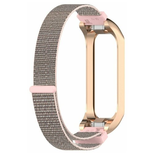 Нейлоновый браслет с металлической оправой для Samsung Galaxy Fit 2 SM-R220 розовый 119900₽