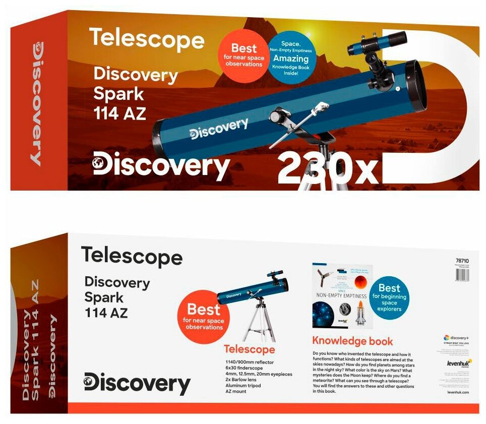 Телескоп Discovery 78736 с книгой - фото №2