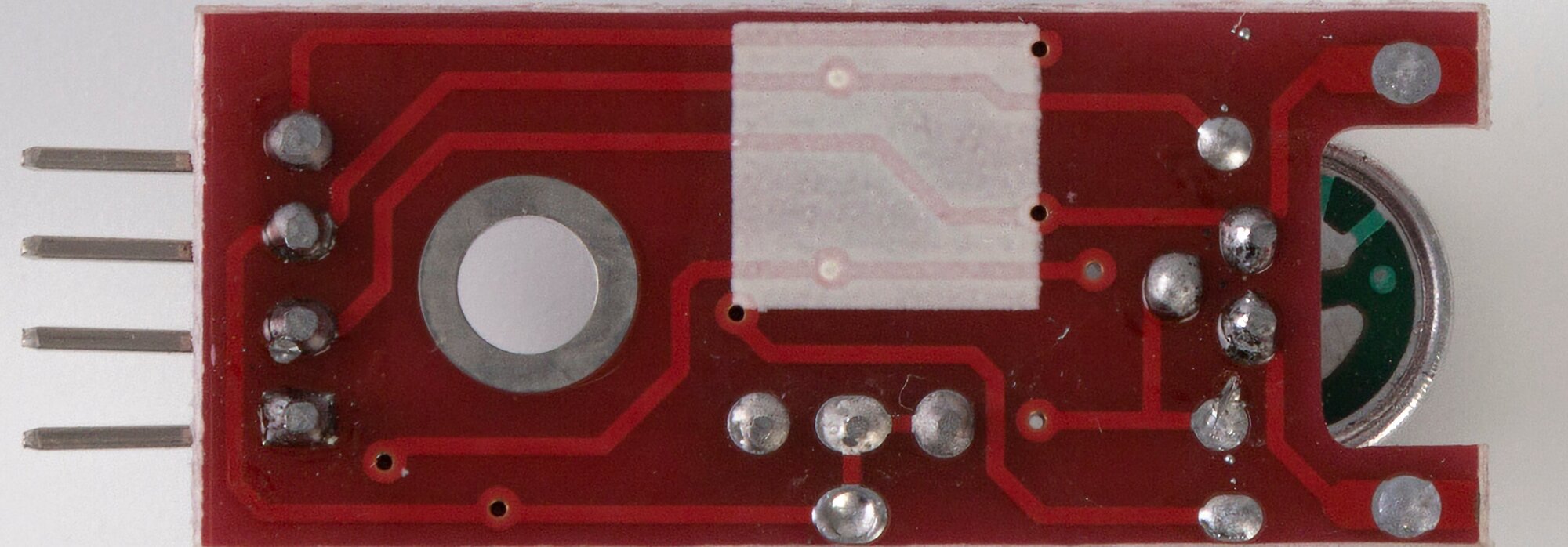 Модуль распознавания шумов GSMIN KY-037 для среды Arduino (Красный) — фото 1