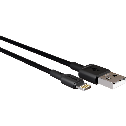 Дата-кабель USB 2.0A для Lightning 8-pin More choice K14i TPE 0.25м Black