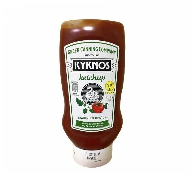 Кетчуп KYKNOS томатный 560г