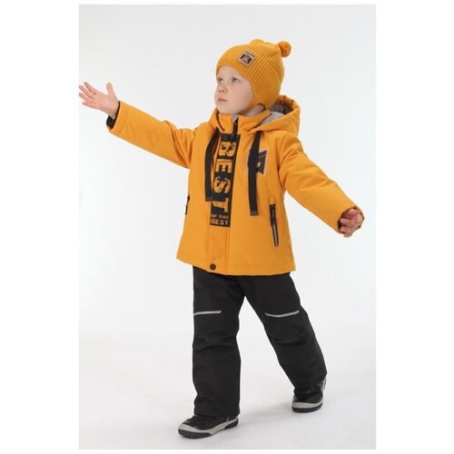 Комплект с брюками Sova, размер 86, желтый