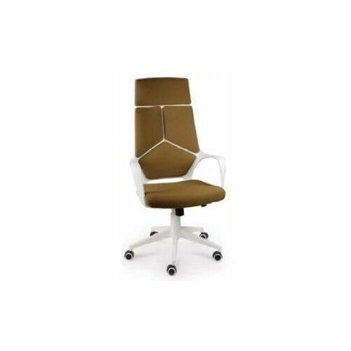 фото Кресло офисное iq белый пластик горчичная ткань norden chairs