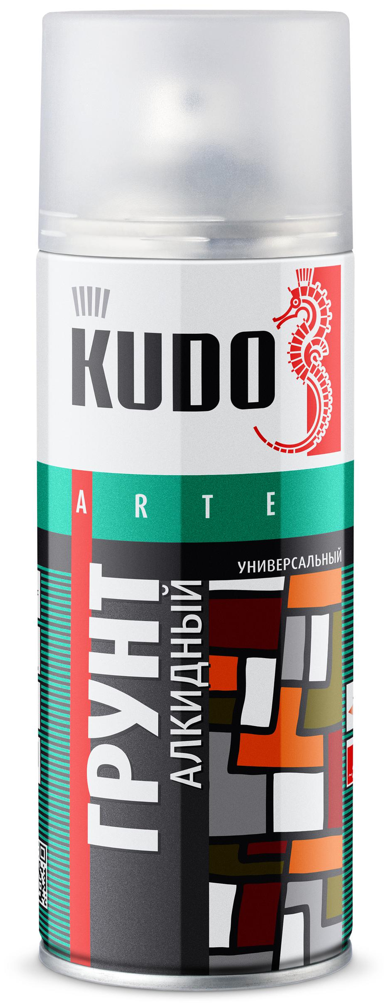 Грунт универсальный Kudo алкидный серый, KU-2001