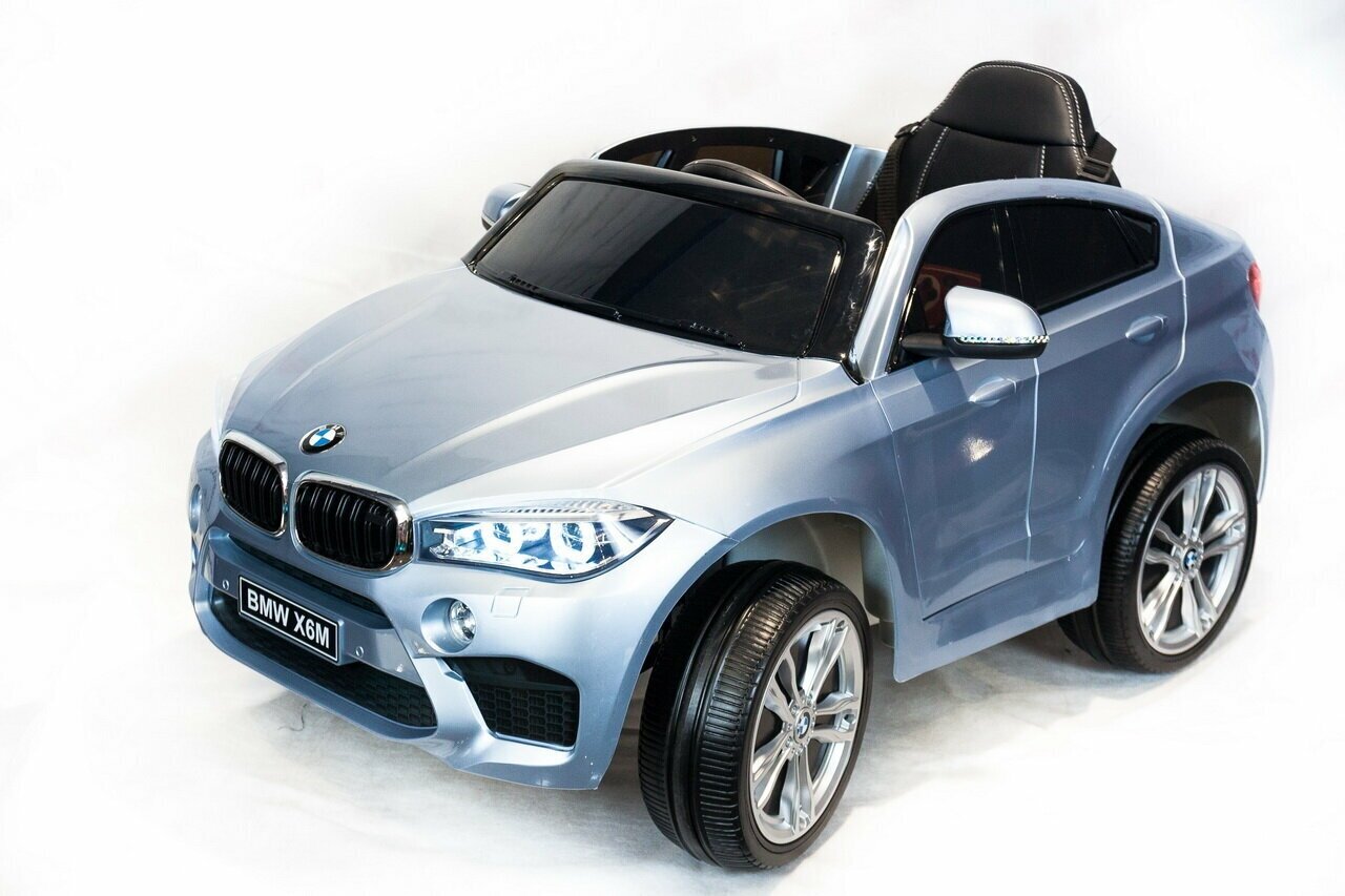 Детский автомобиль Toyland BMW X6M mini Серебро