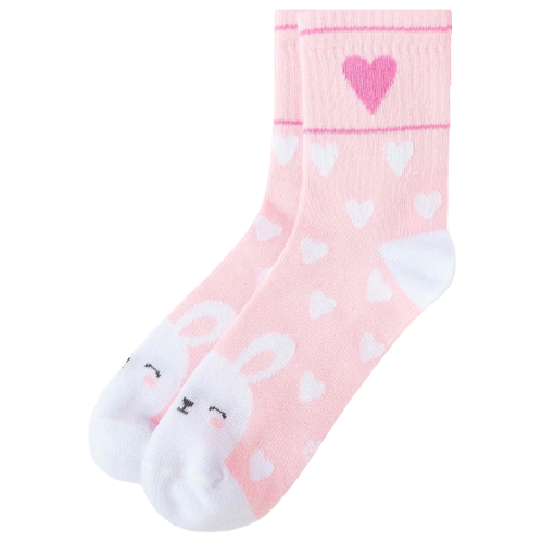 Носки Kaftan размер 16-18, розовый носки детские kaftan зайчик р р 14 16 серый