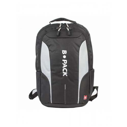 фото Рюкзак b-pack s-04 универсальный, с отделением для ноутбука, влагостойкий, черный, 45х29х16 см
