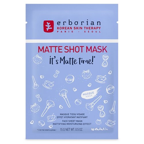 фото Erborian Тканевая маска Matte Shot Mask, 15 г