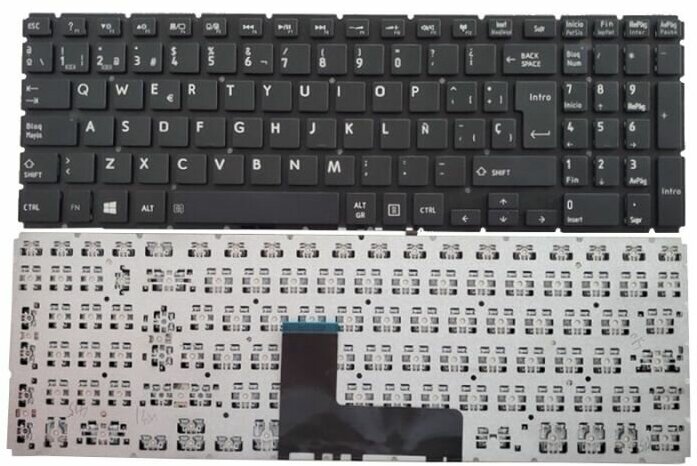 Клавиатура для ноутбука Toshiba Satellite L50-B, L50D-B, L55DT-B, S50-B, C50-B, C50D-B, C55-B черная