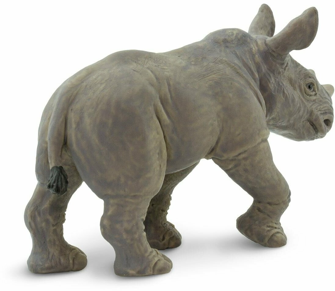 Фигурка животного Safari Ltd Белый носорог (детеныш), для детей, игрушка коллекционная, 270329