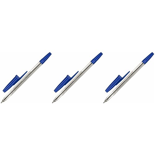 Ручка шариковая неавтоматическая Attache Economy Elementary 0,5мм синий-3ШТ