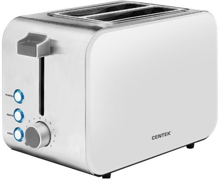 Тостер CENTEK CT-1422 850 Вт, белый