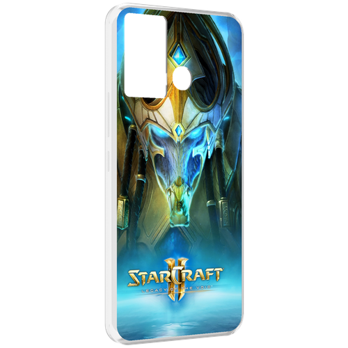 Чехол MyPads StarCraft II Legacy of the Void для Infinix Hot 12 Play задняя-панель-накладка-бампер чехол mypads starcraft ii legacy of the void для meizu v8 задняя панель накладка бампер