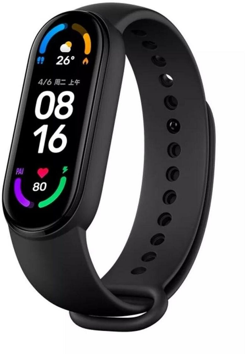 Смарт-браслет Xiaomi Mi Smart Band 7 CN, черный (BHR6007CN)