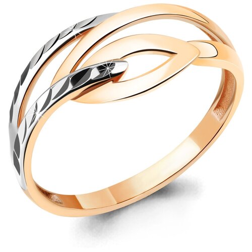 Кольцо Diamant online, красное золото, 585 проба, размер 18
