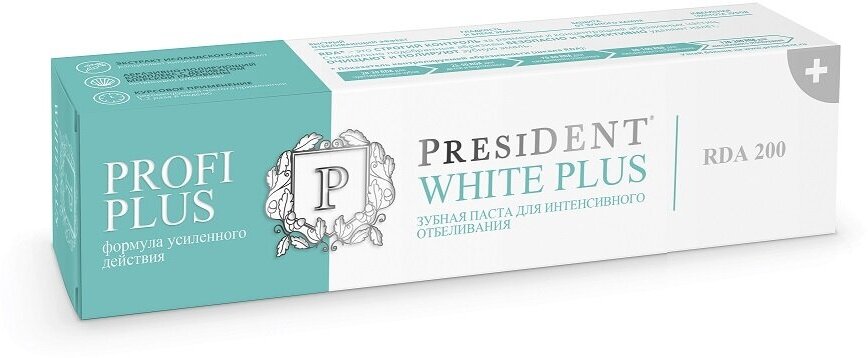 Паста President (Президент) зубная Profi Plus White Plus 30 мл Betafarma - фото №12