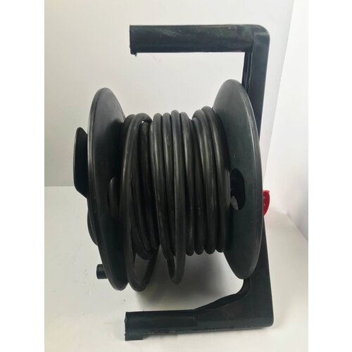 Удлинитель силовой на катушке Протон У1С-1-20, 380В, 20 м, кабель ПВС, сечение 5х1.5, степень защиты IP-44