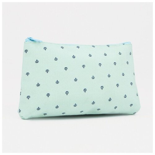 фото Косметичка на молнии, зеленый mikimarket