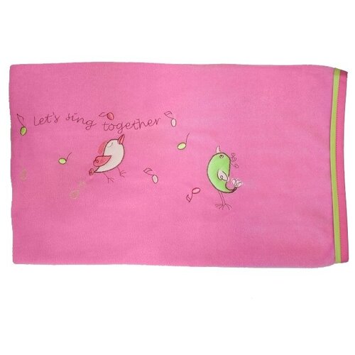фото Плед флисовый "singer birds", 100% полиэстер, размер 80*120 см (стандарт) kidboo