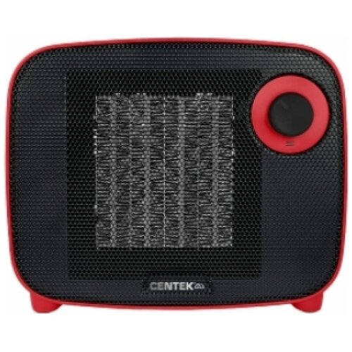 тепловентилятор centek ct 6022 Тепловентилятор Centek CT-6022, керамический, настольный, 1500 Вт, 15 м², красный