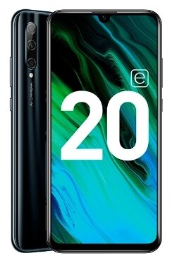 Смартфон HONOR 20e 4/64 ГБ, Dual nano SIM, полночный черный