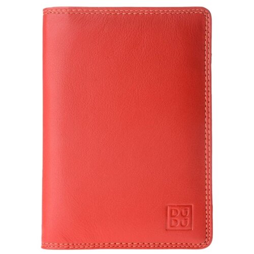 Dudu, натуральная кожа, отделение для паспорта, подарочная упаковка, красный