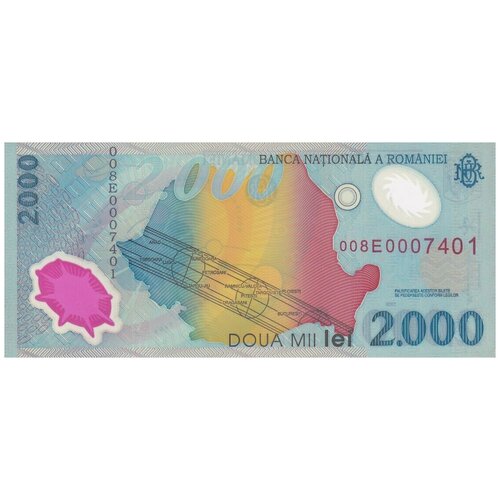 2000 лей 1999 года Румыния банкнота номиналом 100 000 новых зайра 1996 года заир