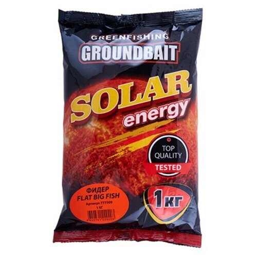 фото Прикормка gf solar energy фидер flat big fish 1кг