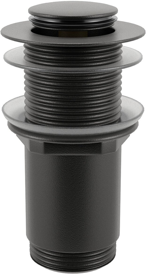 Донный клапан для раковины без перелива Wellsee Drainage System 182135000, латунь, цвет матовый черный