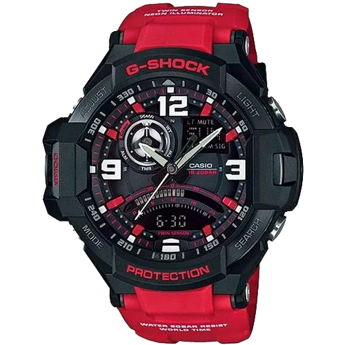 Наручные часы CASIO G-Shock GA-1000-4B, черный ремень casio ga 1000 4a