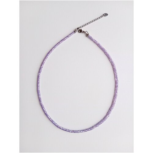 Чокер Академия Важности, циркон, длина 42 см, фиолетовый