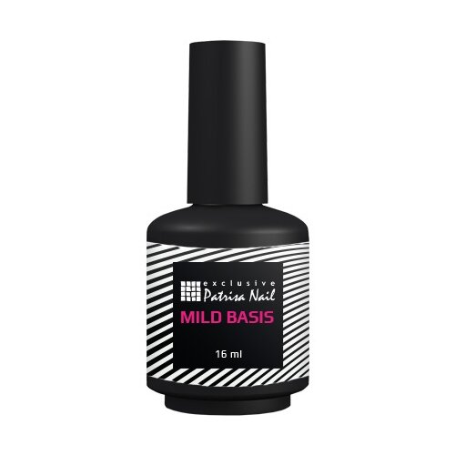 Patrisa Nail Базовое покрытие Mild Base, прозрачный, 16 мл база для гель лака patrisa nail titanium strong base прозрачная средней вязкости 30 мл