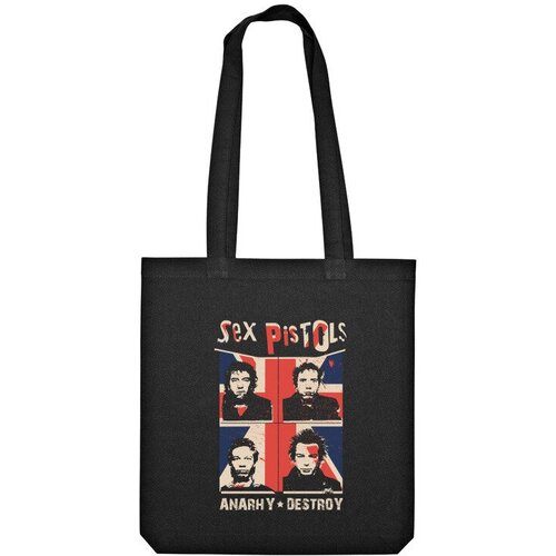 фото Сумка us basic, текстиль, черный