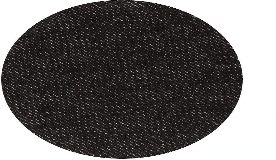 Термоаппликация BLITZ Термозаплатка овал №3 5х8 см 3-01-03 черный