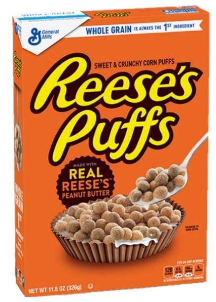 Готовый завтрак Reese's Puffs 326 гр.