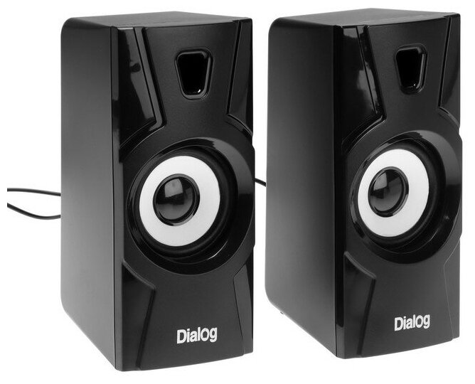 Dialog Компьютерные колонки 2.0 Dialog Stride AST-10UP, 2х5Вт, USB, черные