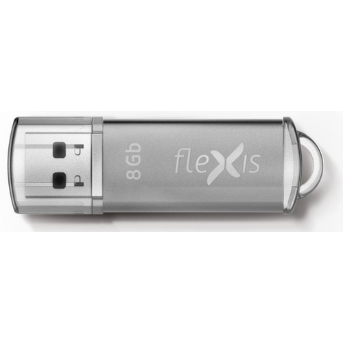 USB Flash накопитель 8Gb Flexis RB-108 Silver (FUB20008RB-108)