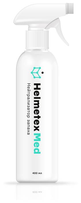 Нейтрализатор запаха специальный антибактериальный Helmetex Med Лайм и Мята №05 400 мл