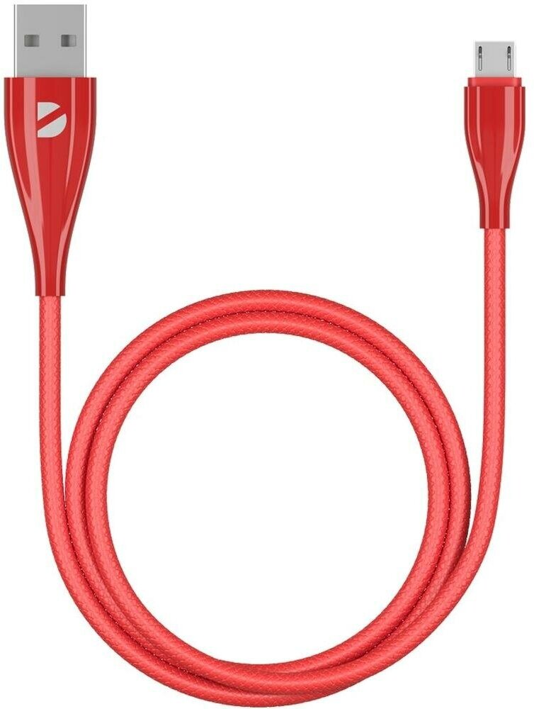 Кабель Deppa Ceramic USB - Micro USB 2A 1м Red (72287)