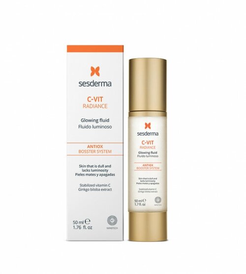 SesDerma C-Vit Radiance Glowing Fluid Флюид для сияния кожи лица, 50 мл