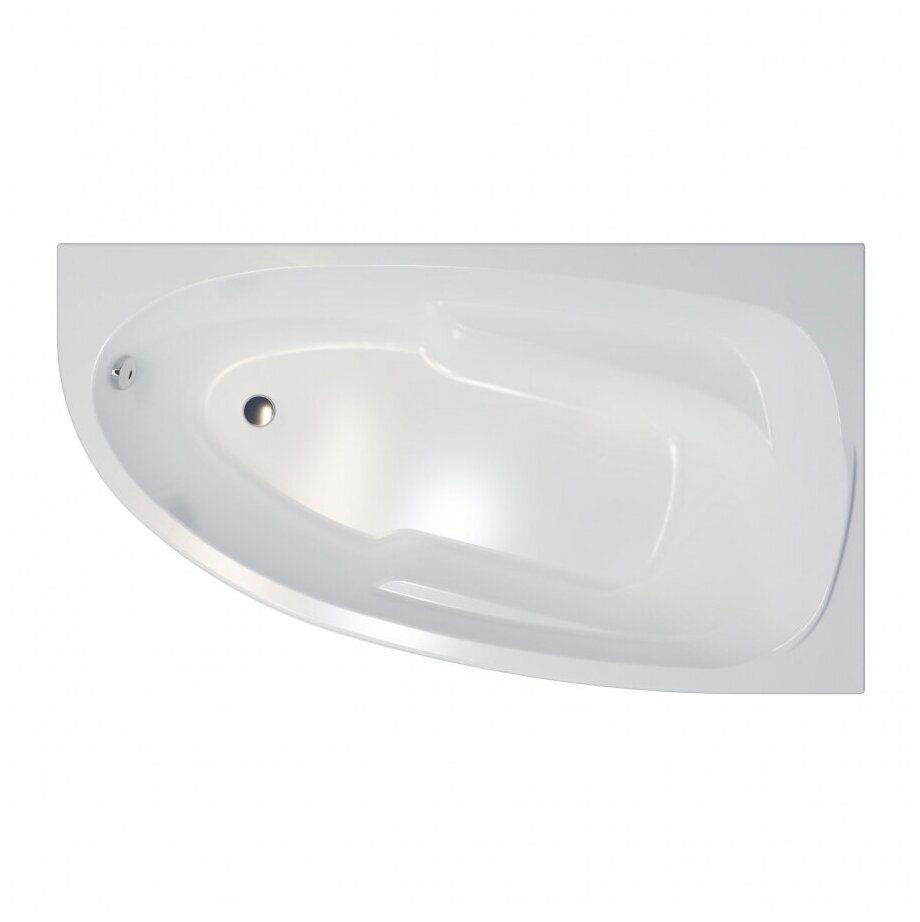 фото Акриловая ванна 1ACReal Мадрид 150х95, левая, ассиметрия, акрил