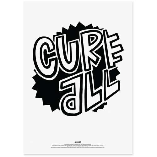 Постер Cure All, дизайн: Максим Трулов и Ксюша Ласточка