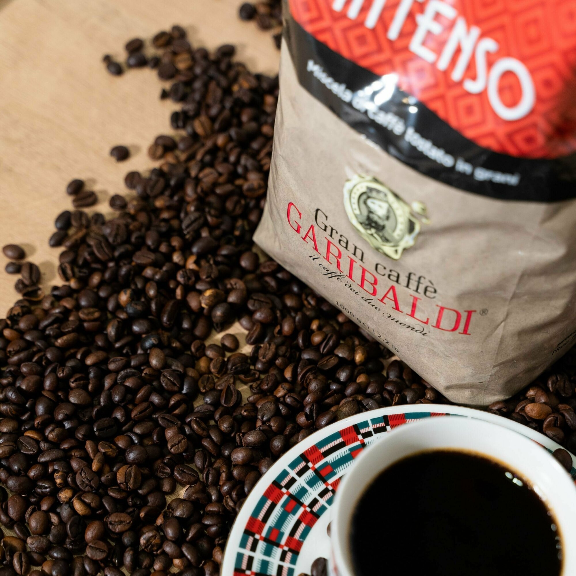 Кофе в зернах 1 кг Garibaldi Intenso зерновой кофе арабика / робуста - фотография № 8
